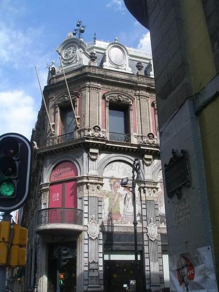 Rather odd building with it´s cartoons