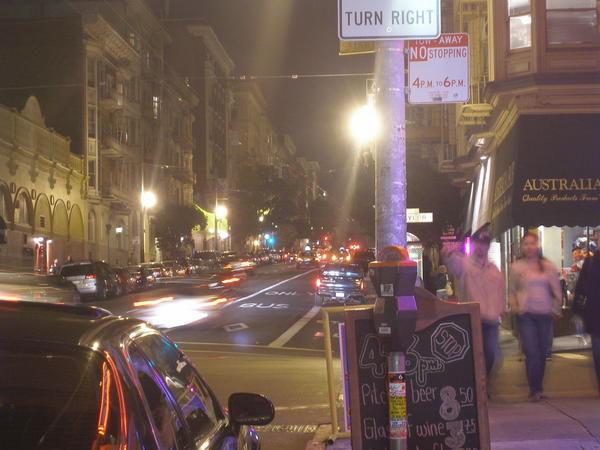 Sutter Street at Night
