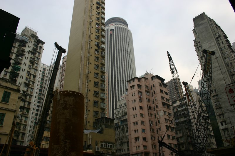 Hong Kong apartment buildings