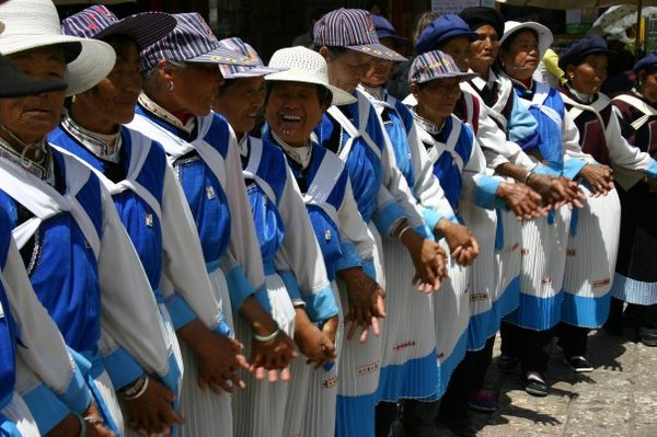 Naxi women in Lijiang