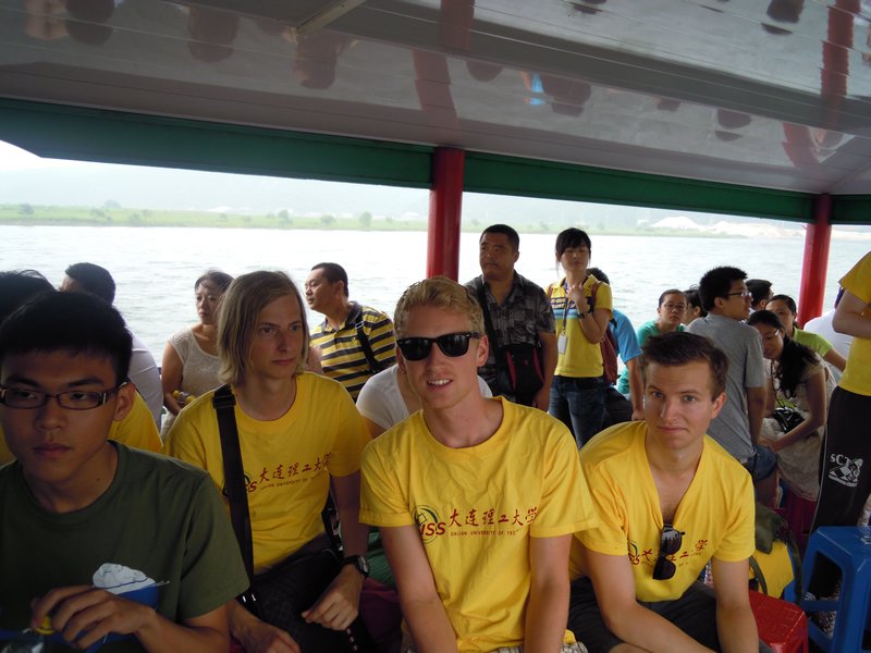 Swedes on boat in NK