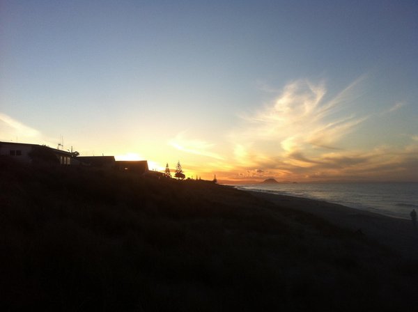 Sunset from Papamoa Beach