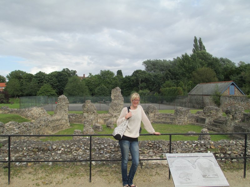 Overlooking some of  the Abbey Ruins in the Gardens 
