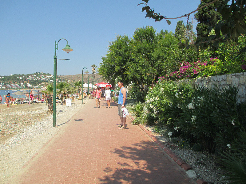 Start of the esplanade towards the main beach area