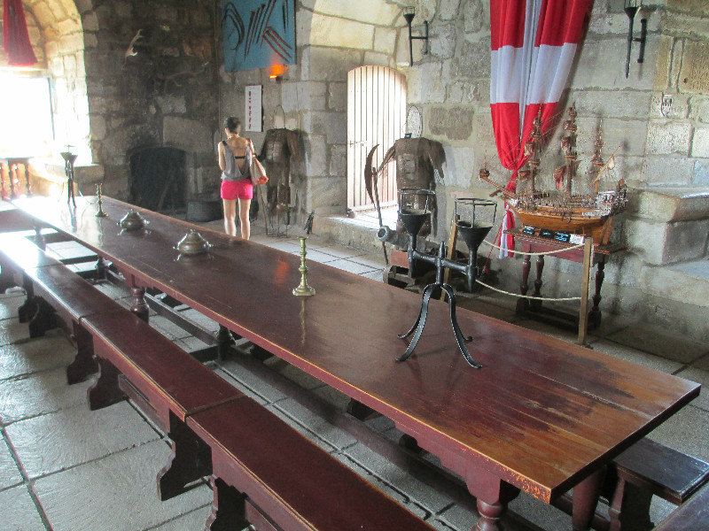 Banquet Table in the English Tower 