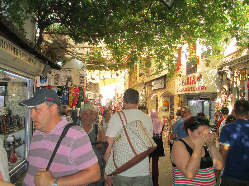 Bodrum Street in Shopping District