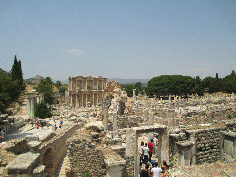 Looking towards the Celsus Library