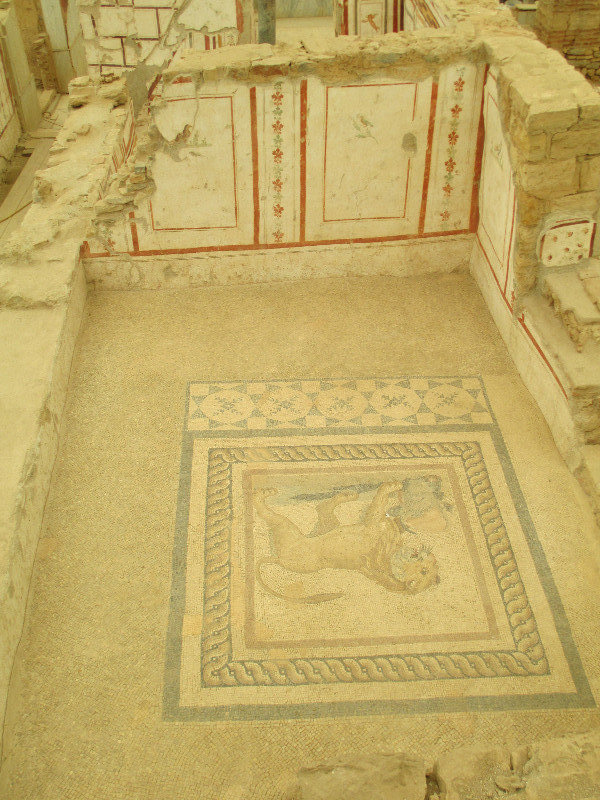 Mosaic and frescoed walls