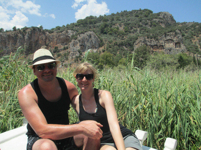 Us with the Lycian Tombs in the Background