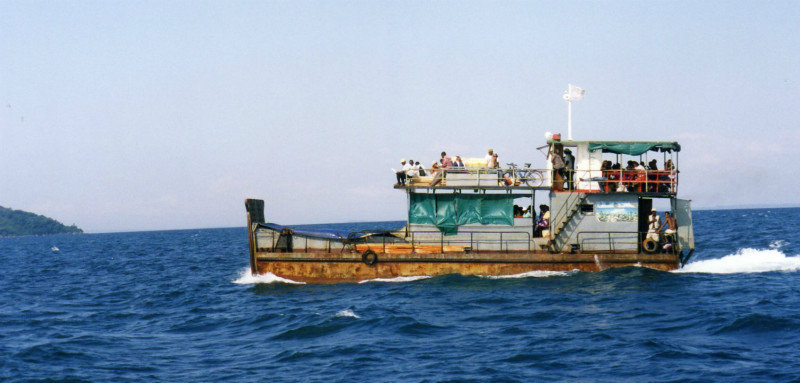 The rust bucket ferry