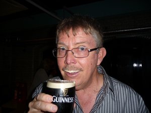 The Guinness moustache