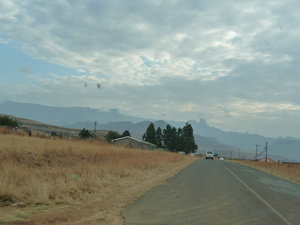 Approaching the Drakensberg
