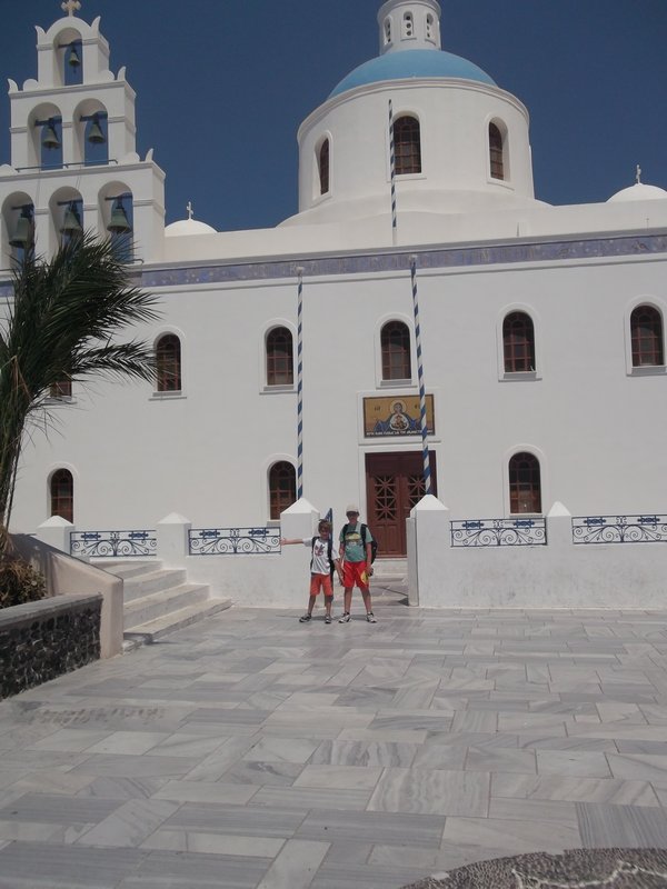 Church on the top of Oia