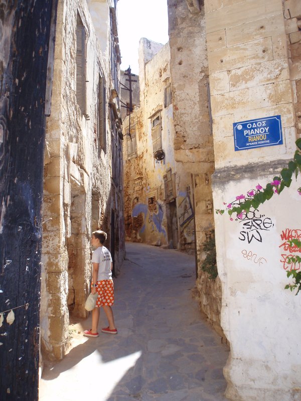 Narrow streets Chania, Crete