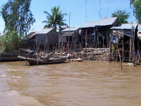 Small Village On the Mekong