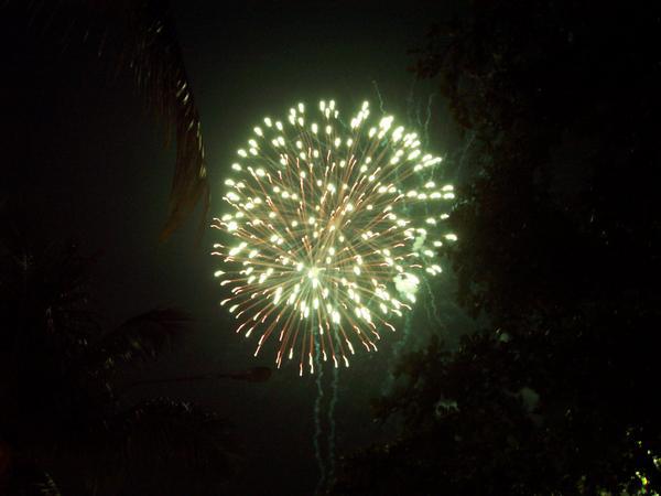 Xmas Fireworks on Jomtien Beach