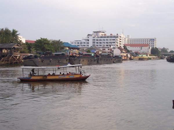 My ferry across the river into Ayuttaya