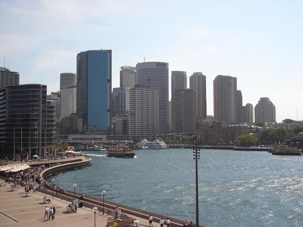 City view from Sydney Harbour