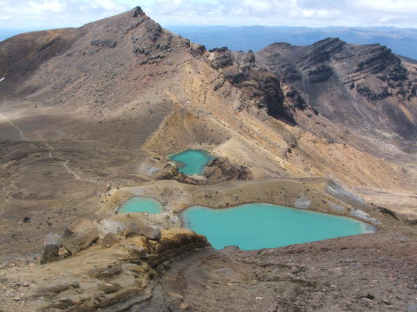 The 3 blue sulphur lakes