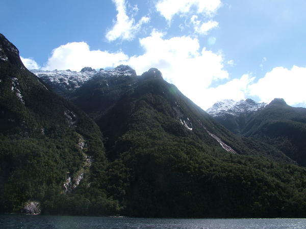The Boat over Lake Manapouri