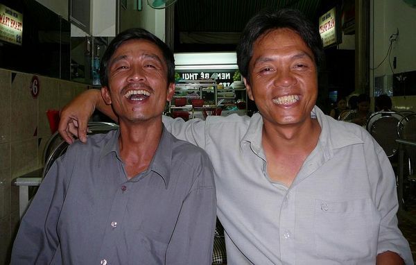 jon and tam after too many yo's of rice wine