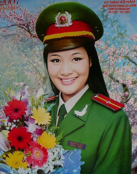 military poster girl