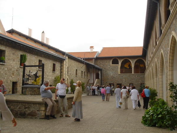 Monastery & town at Kykos high 