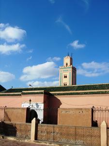 outside Musee de Marrakesh