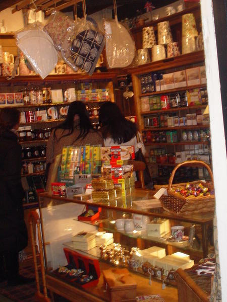 In the sweet shop