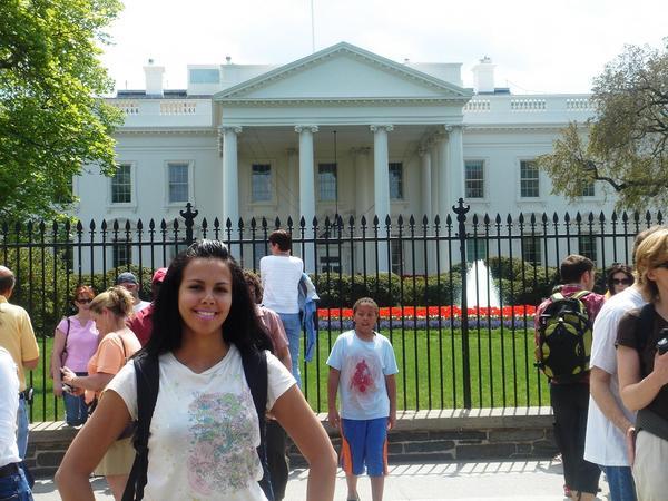 Ley infront of The White House