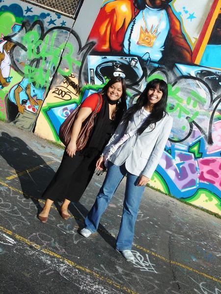 Me & Ley infront of wall