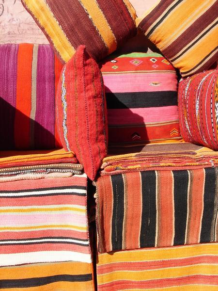 colourful cushions