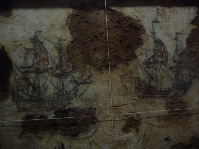 Paintings in Castillo Cristobal Dungeon