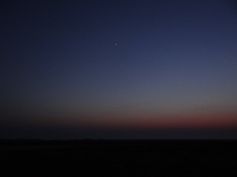 Dawn with Venus in forefront