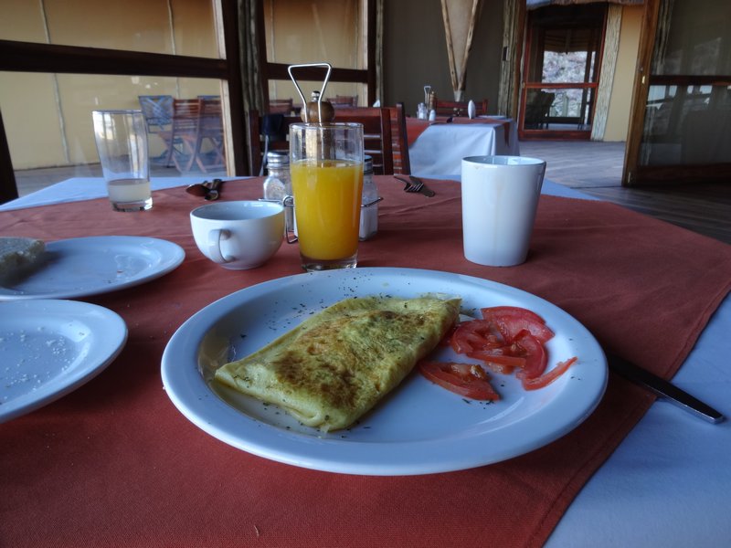 Breakfast at Sossus Dune Lodge