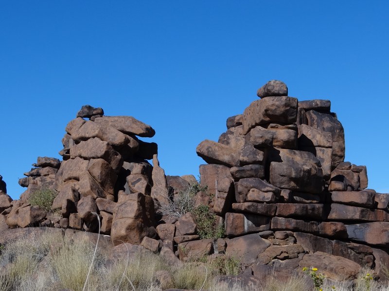 Twin rock formation in Giant's Playground