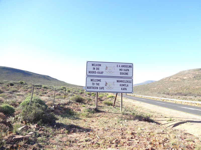 Province border in South Africa