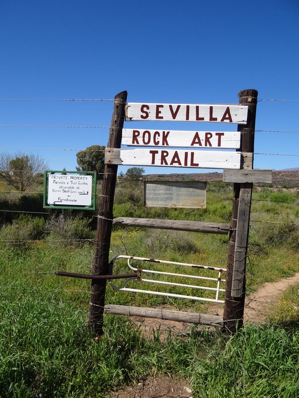 Start of Sevilla Trail