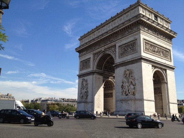 The Arc de Trimphe