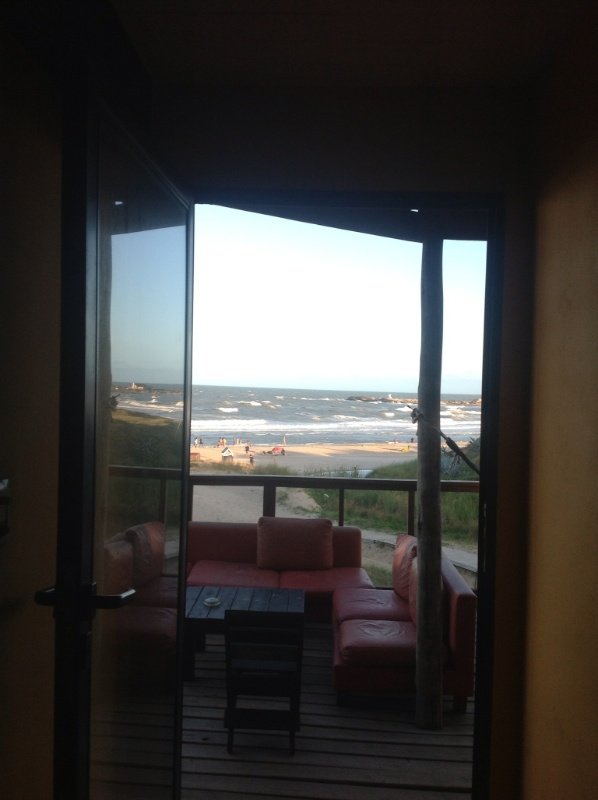 View from my Punta del Diablo hostel