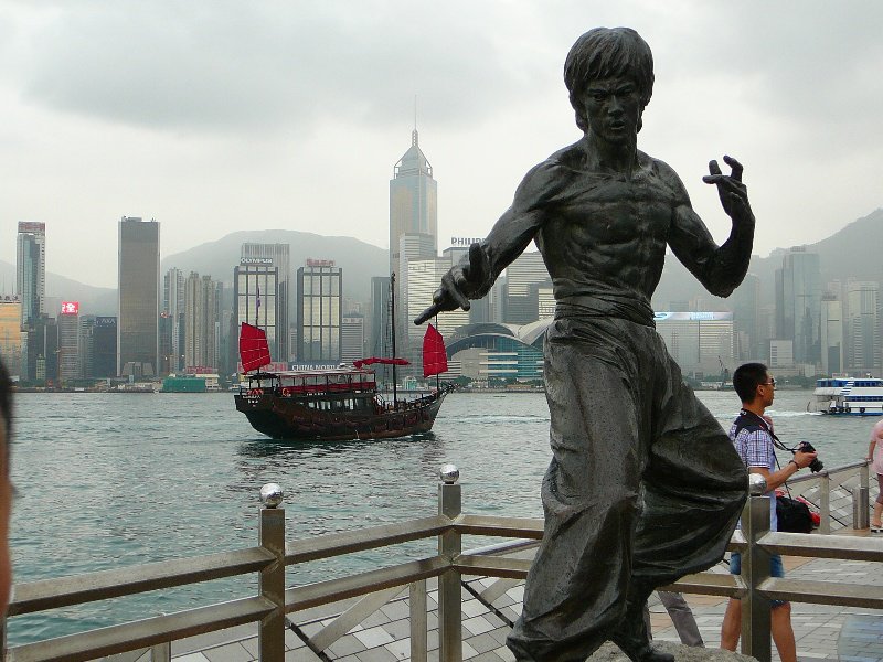 Bruce Lee statue, HK Walk of Stars.