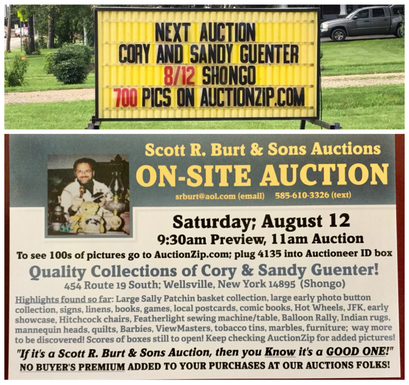 Advertising our auction