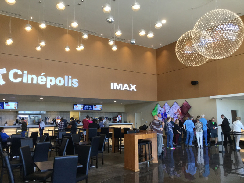 At the Cinepolis Imax  Movie Theater