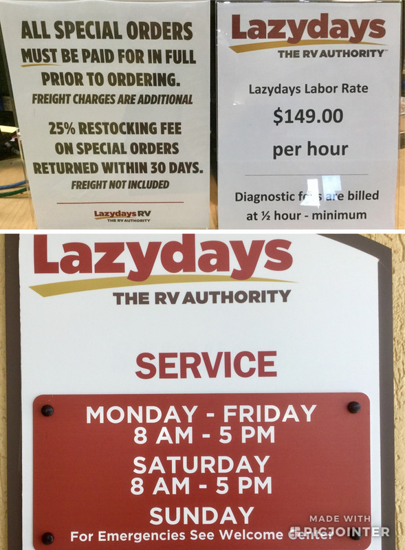 Service Rates and Hours