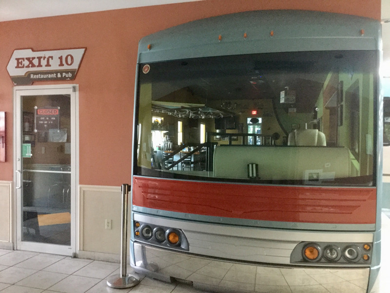 Front of the Exit-10 restaurant 