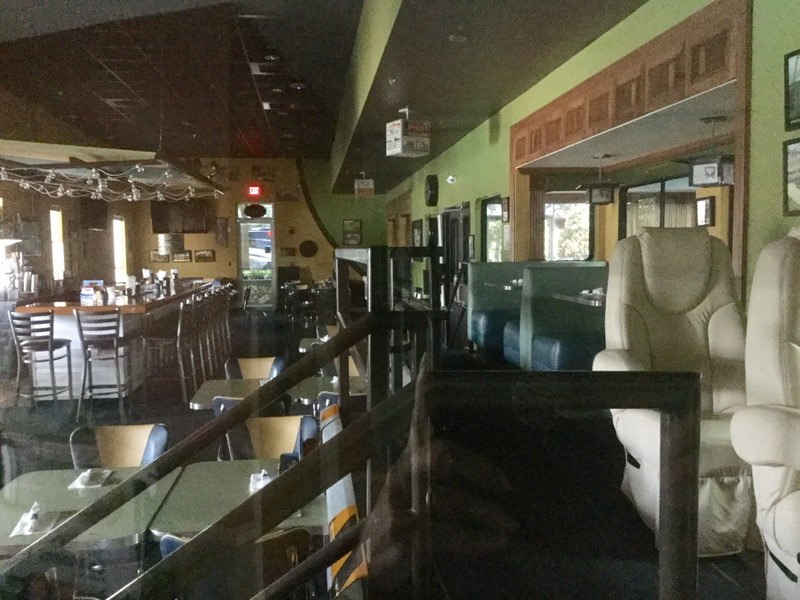 Inside view of Exit 10 Restaurant 