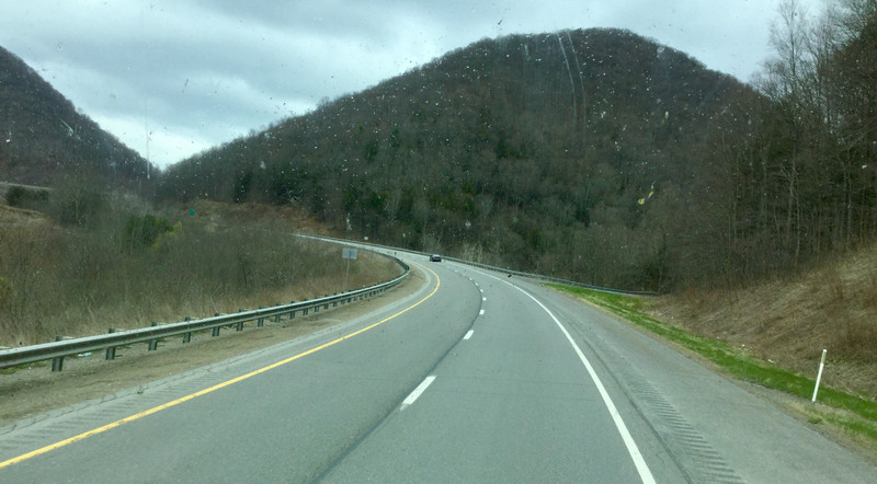 The brown stick hills of Northern Pennsylvania 