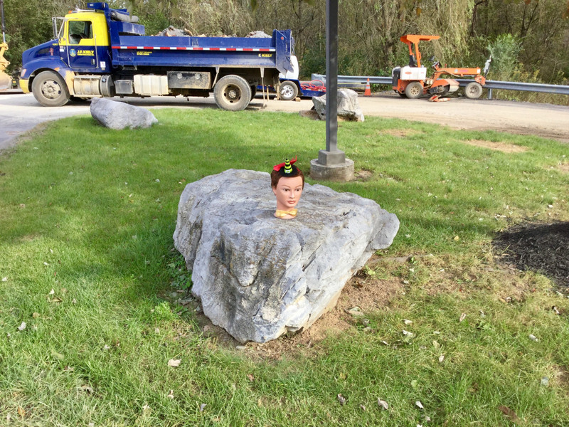 Lulu found our demon boulder 