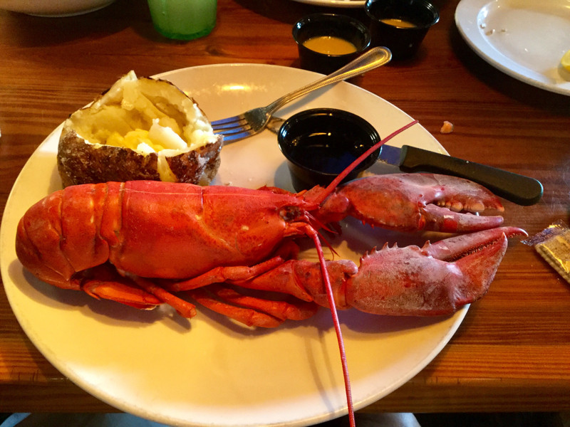 My lobster dinner...terrific 