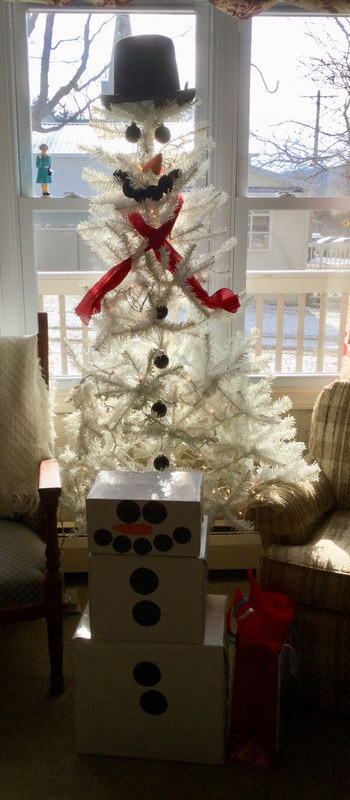 Snowman present boxes from Lory 